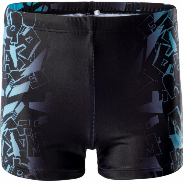 Aquawave Atos Jr Black Scuba Blue Logo Print 146 Plavecké...