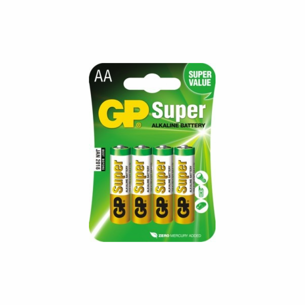 GP baterie AA / R6 4 ks.