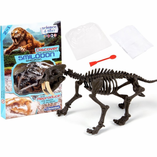 Clementoni Clementoni Smilodon Sestavte si kostru tygra Z...