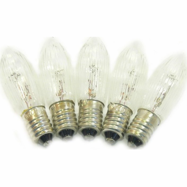 Vánoční žárovky Rum-Lux pro svícny 34V 3W E10 WHITE