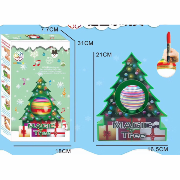 Kreativní sada na malování vánoční cetky Ramiz pro děti 6...