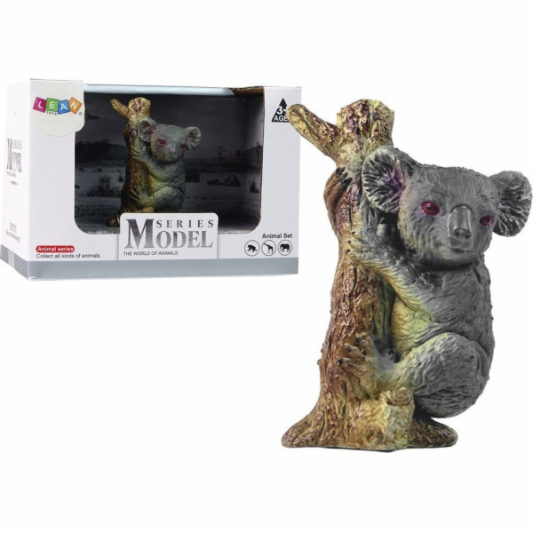 LeanToys Figurka Koala Figurka Na Stromě Zvířata Zoo