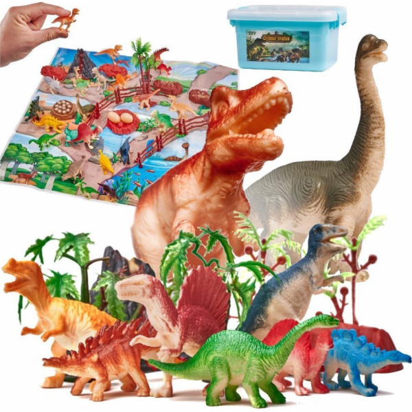 Kontext figurky zvířat dinosaurs + příslušenství 83 VEFFLES