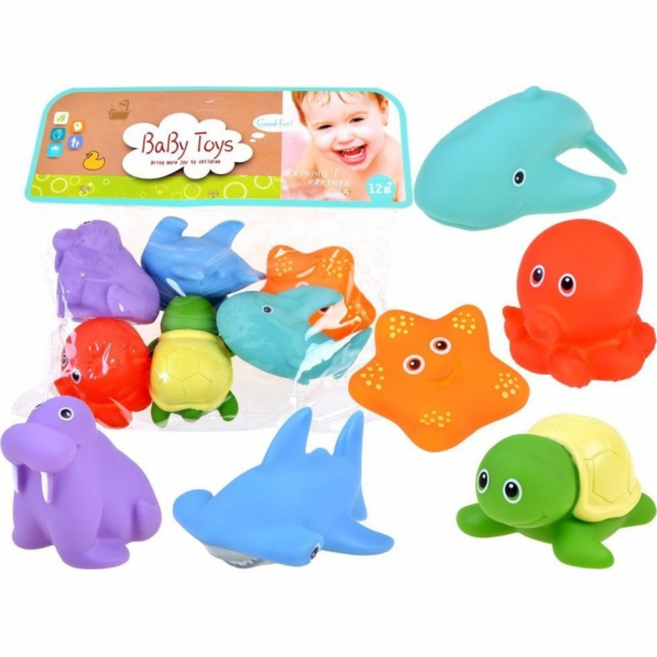 Jokomisiada Rubber Animals Sea Set 6 PCS A3510