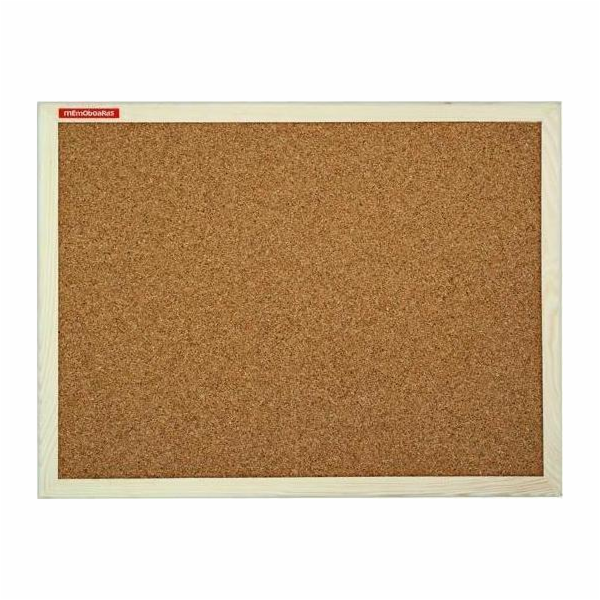 Memoboards Cork Plaque Rozpočet 90x60cm v dřevěné rámečko...