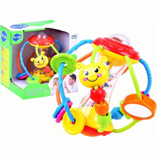 HOLA BAREVNÁ vzdělávací spirála RATTLE ZA0604