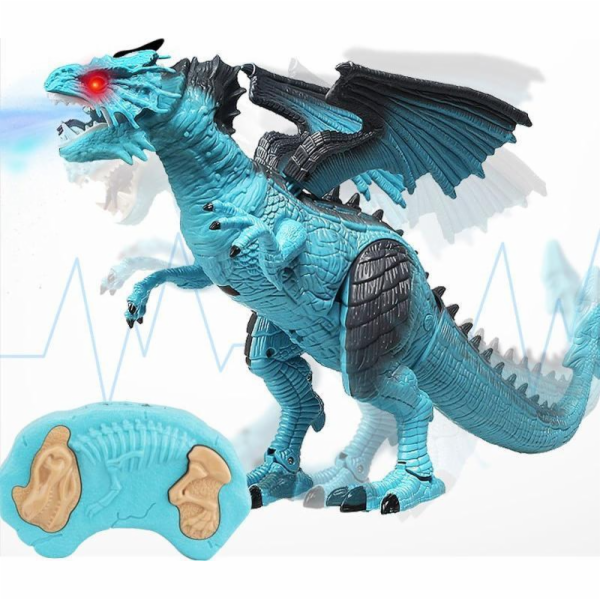 DWM RC Dinosaur Controlled Dragon - on řvoucí sion s páre...