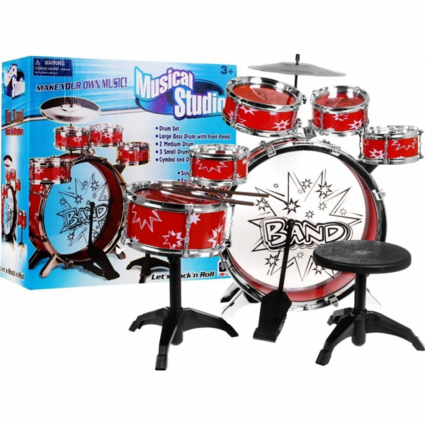 Bubnové bubny ramiz + stolička