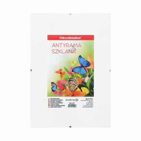 Memoboards Frame Anti -Frame Memoboards Glass - 28x35cm m...