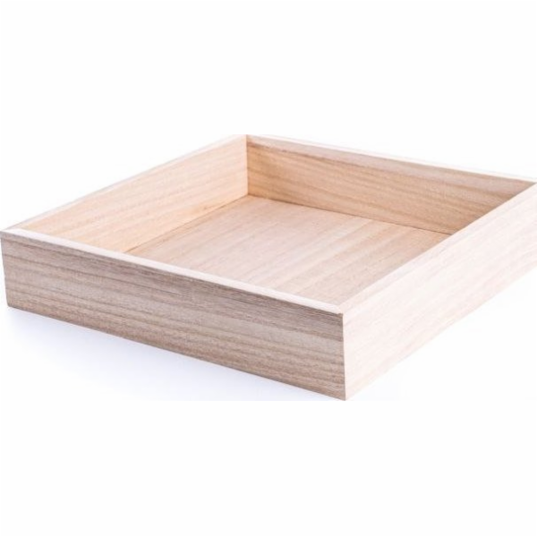 Podnos&nbsp;DŘEVĚNÝ&nbsp;Dalprint&nbsp;25X25X5&nbsp;CM