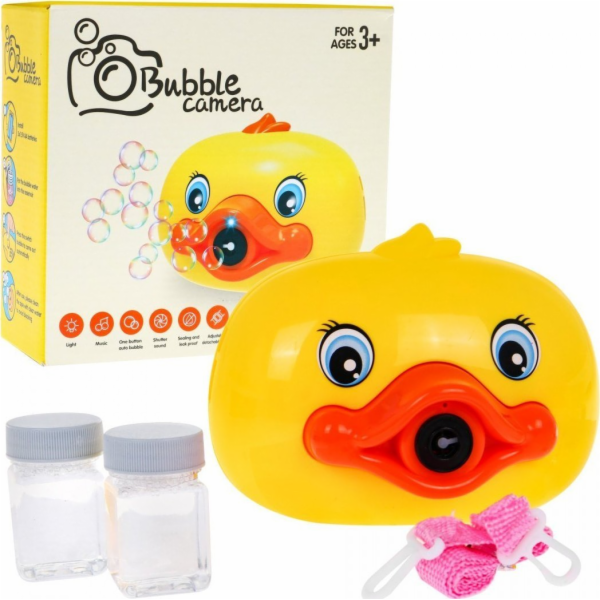 Ramizová kamera kachna pro výrobu žlutých bublin