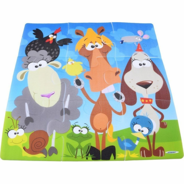 Razítko Pěnová podložka puzzle Zvířátka 37cm x 37cm ZA3151