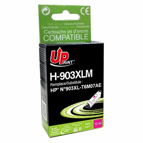Inkoust inkoustu Uprint Ink s T6M07AE, HP 903XL, Magenta ...