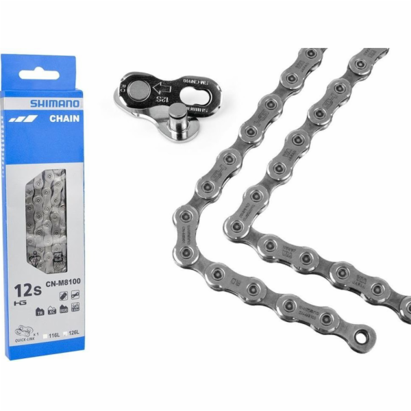 Řetěz SHIMANO XT CN-M8100 12 rychlostí 126č. + rychlospojka