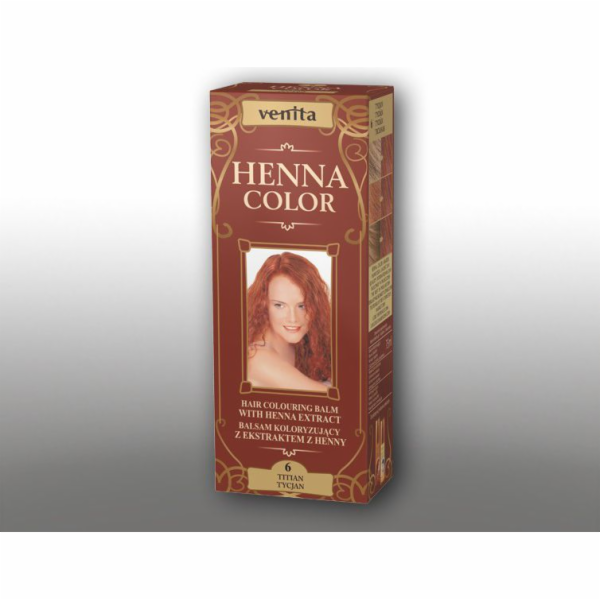 Venita Herbal Henna Color 6 Titian 75 ml balzátně