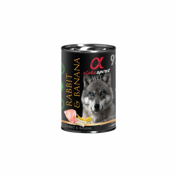 Alpha Spirit Králík s banánem 400 g
