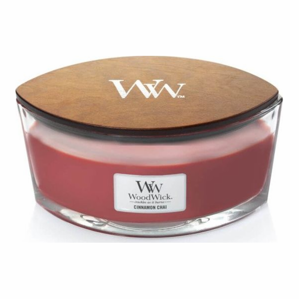 Svíčka dekorativní váza WoodWick, Skořice a vanilka, 453.6 g