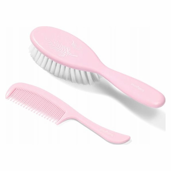 BabyOno Pink Baby Ono kartáč a hřeben pro děti