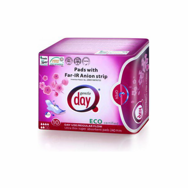 Gentle Day Ekologické hygienické vložky na den s aniontov...