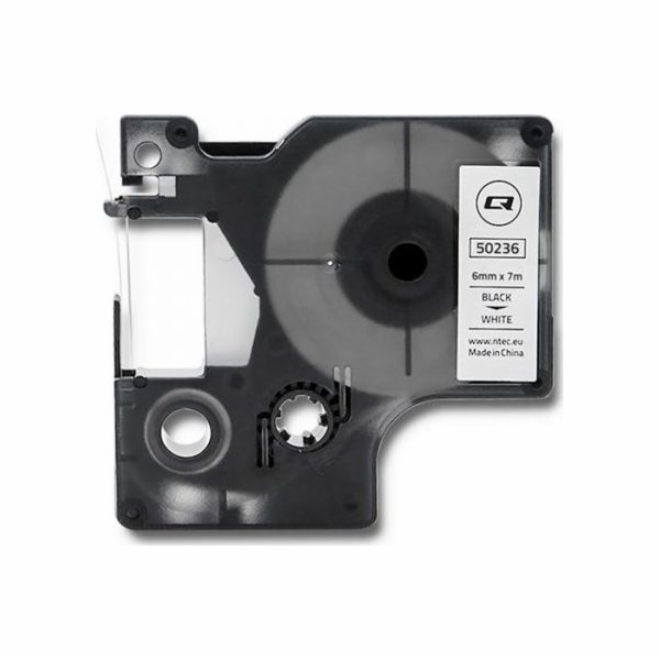 Qoltec qoltec páska na dymo d1 43613 | 6 mm x 7m | Bílý/č...