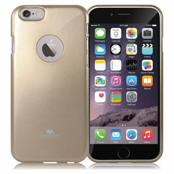 Pouzdro rtuť želé Huawei Mate 20 Pro Gold/Gold