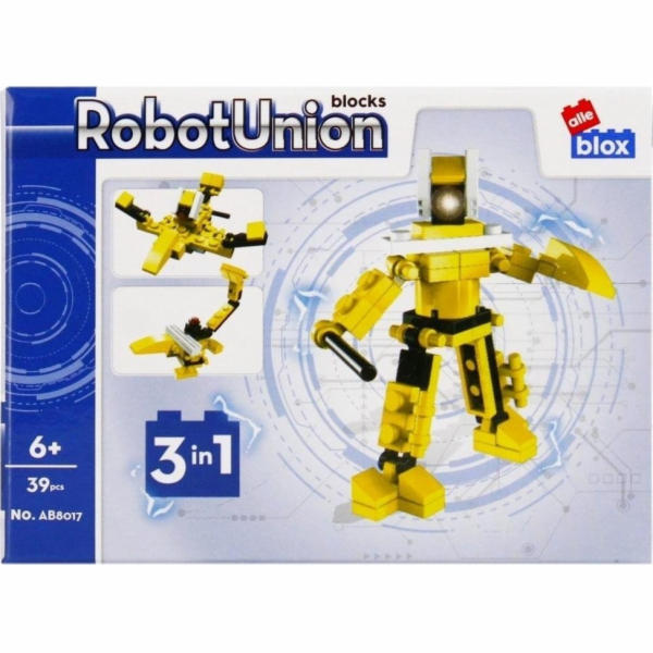 ALLEBLOX Stavební bloky robota 39 prvků ALLEBLOX