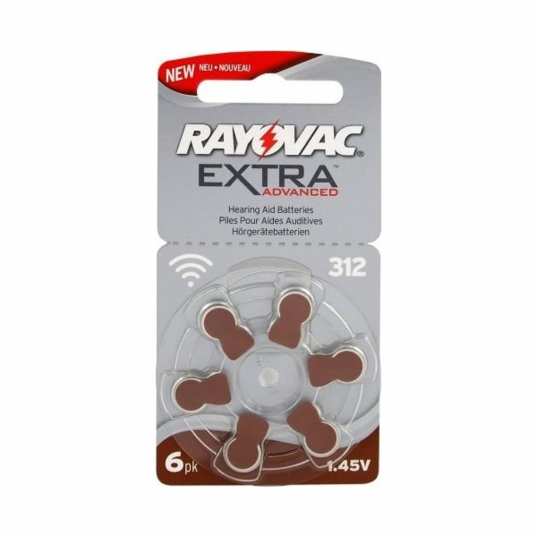 Rayovac baterie Extra pokročilé PR41 6 ks.
