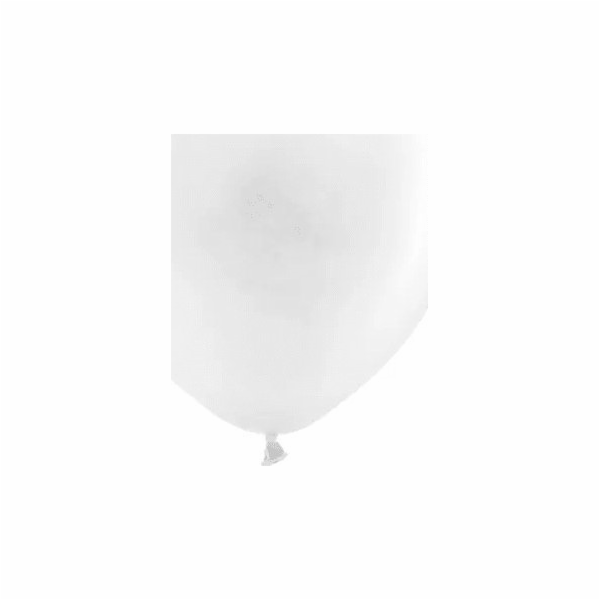 PartyDeco Latex White Pastel Balloons 30 cm 10 ks
