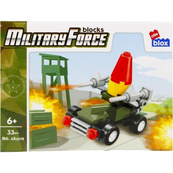 ALLEBLOX Stavebnice Vojenský ALLEBLOX
