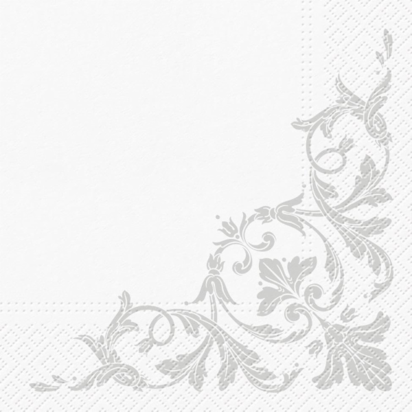 Ubrousky tlapky se stříbrným motivem