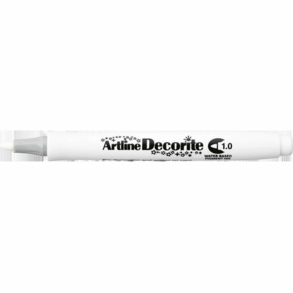 Artline Permanentní popisovač Decorite bílý ARTLINE