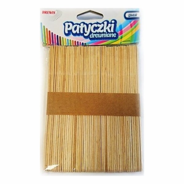 DEKORATIVNÍ DŘEVĚNÉ TYČKY PK140 BAREVNÉ 14cm