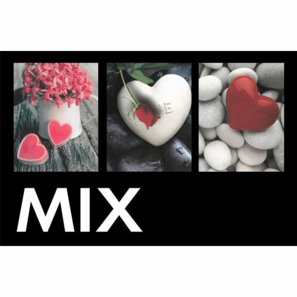 Fandy Photoalbum Pocket Wooded Heart Mix