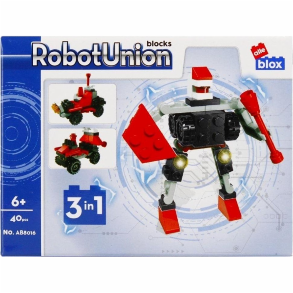 ALLEBLOX Stavební bloky Robot 40 prvků ALLEBLOX