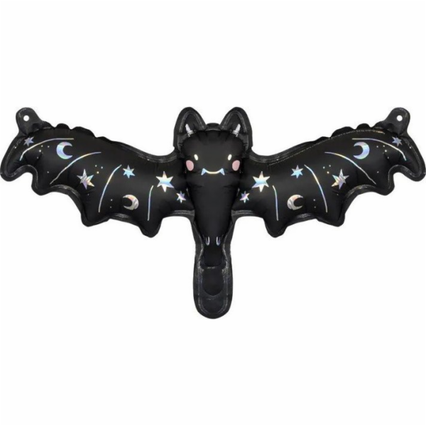 PartyDeco Fólie Balloon Black Black Halloween dekorace