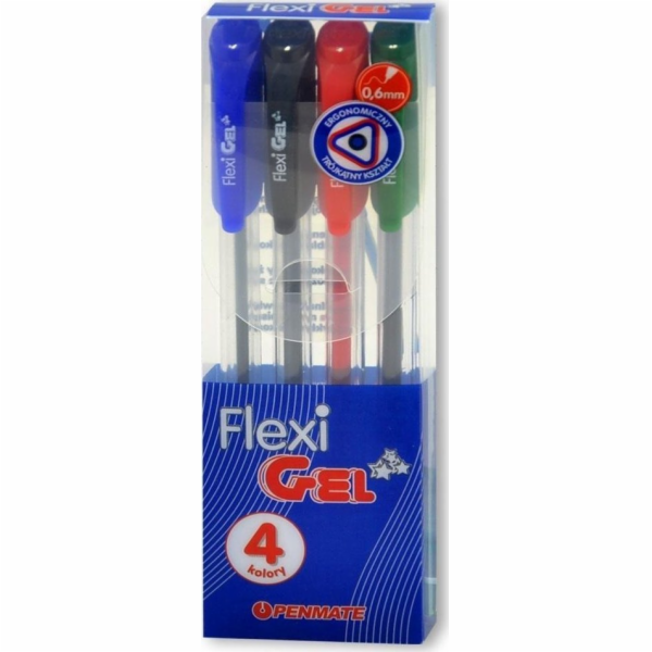 Penmate Flexi Abra Gelové pero 4 barvy PENMATE