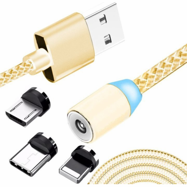 USB&nbsp;USB-A&nbsp;Retoo&nbsp;Cable-USB-C&nbsp;+&nbsp;MicrousB&nbsp;+&nbsp;Lightning&nbsp;1&nbsp;m&nbsp;Go...