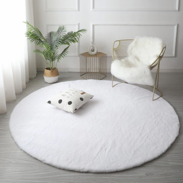Strado Kulatý koberec Rabbit Strado 110x110 White (White)...