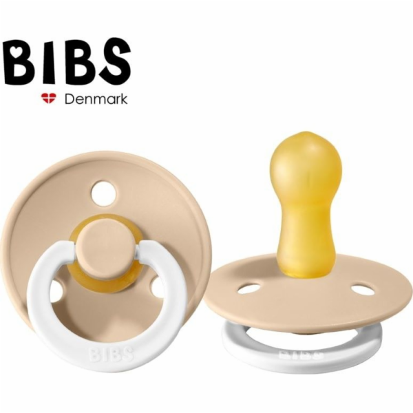 BIBS dudlík uklidňující gumová hevea béžová