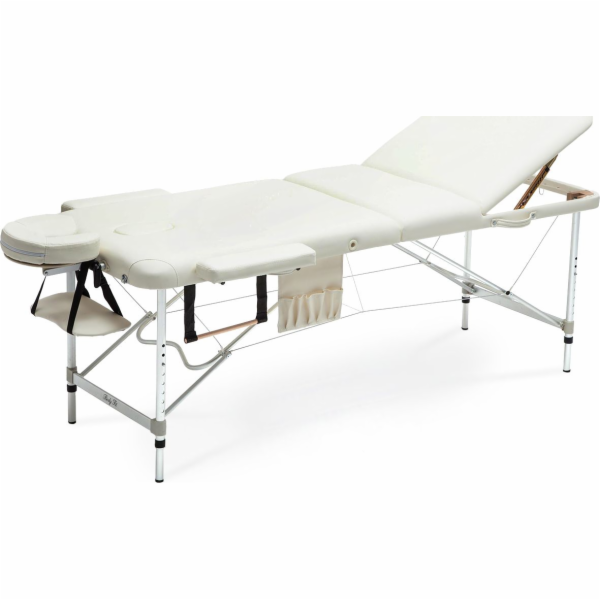 Bodyfit Table, masážní lůžko Hliník 3segmentové béžové XXL