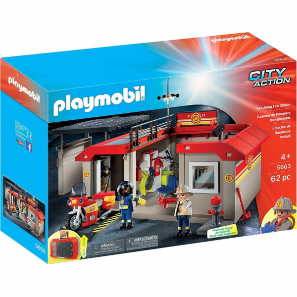 Playmobil City Action Portable Fire Station (5663)