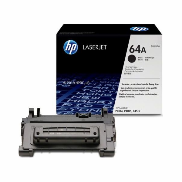 Originální černý toner HP 64A (CC364A)
