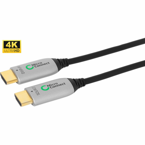 Microconnect HDMI kabel - HDMI 15m Black (HDM191915V2.0OP)