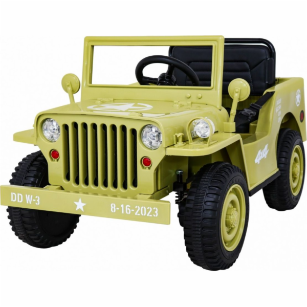 Ramiz auto pro vojenskou retro baterii beige