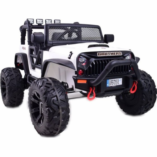 Super-Tys Jeep pro bratři baterii, podpora volantu, měkká...
