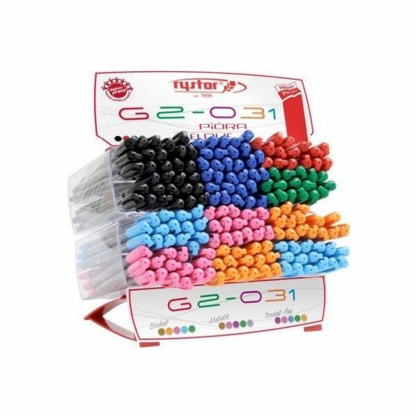 Rystor Gel Pen Ristor GZ-031 Displej 90 ks. abeceda