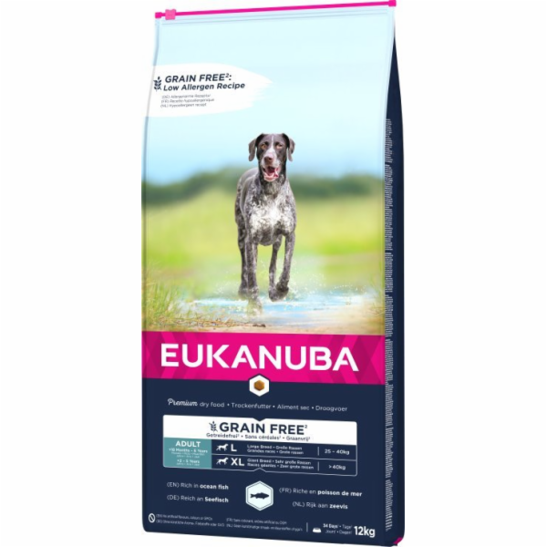 EUKANUBA Grain Free Large Breed - suché krmivo pro psy - ...