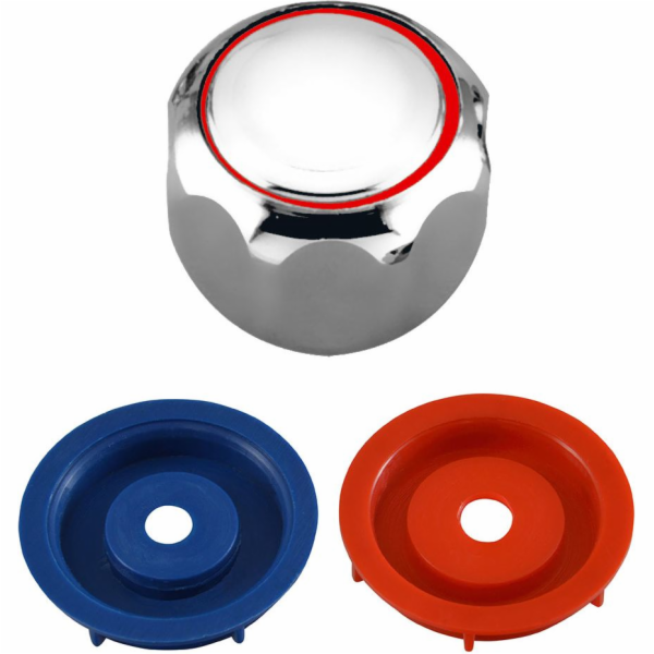 Ferro Battery Knob D Chrome (P09)