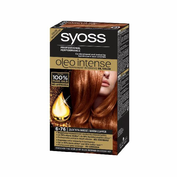 Syoss Oleo barva na vlasy 6-76 zlatá měď