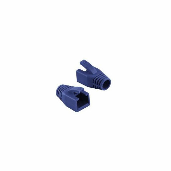 LogiLink RJ45 kryt zástrčky 8mm kat.6 modrý 50ks (MP0035B)